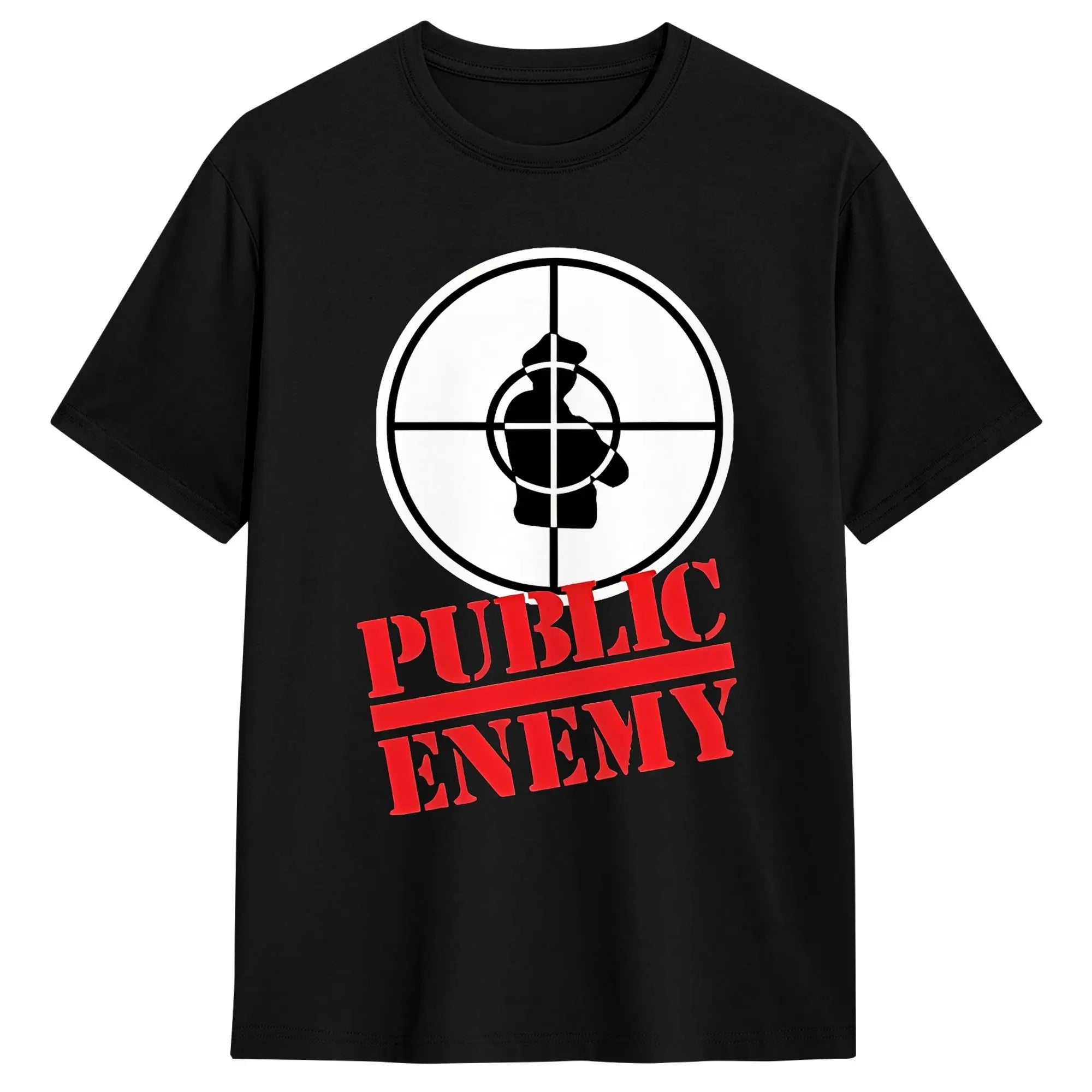 US Rap Team Public Enemy  T Shirt Men  Y2K Funny T Shirts Summer O-Neck Harajuku Tee Shirt Hot Sale Oversized Clothing