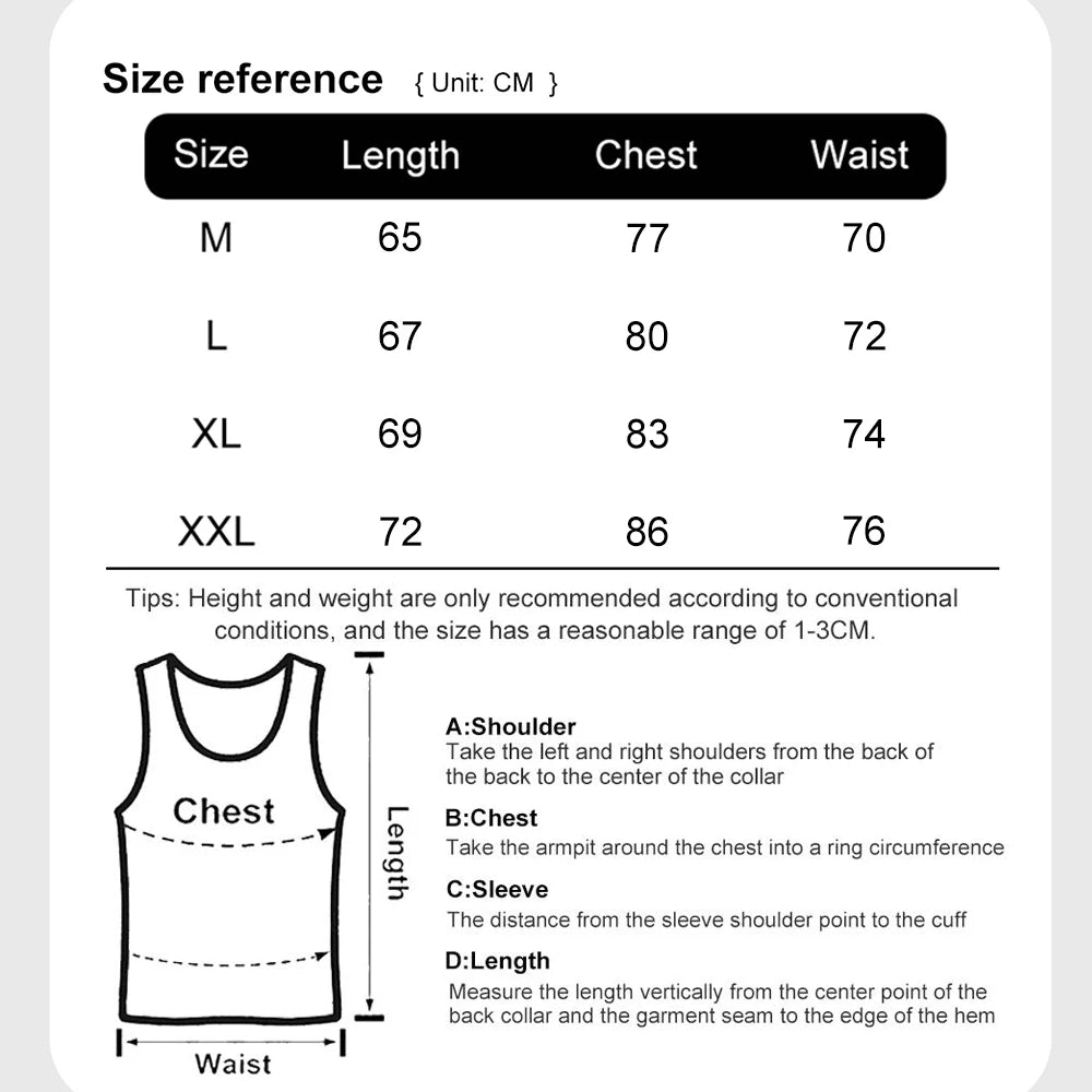 Men's Custom Graphic Sleeveless Tank Top