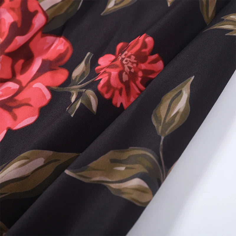 Women's Floral Sling Maxi Dress