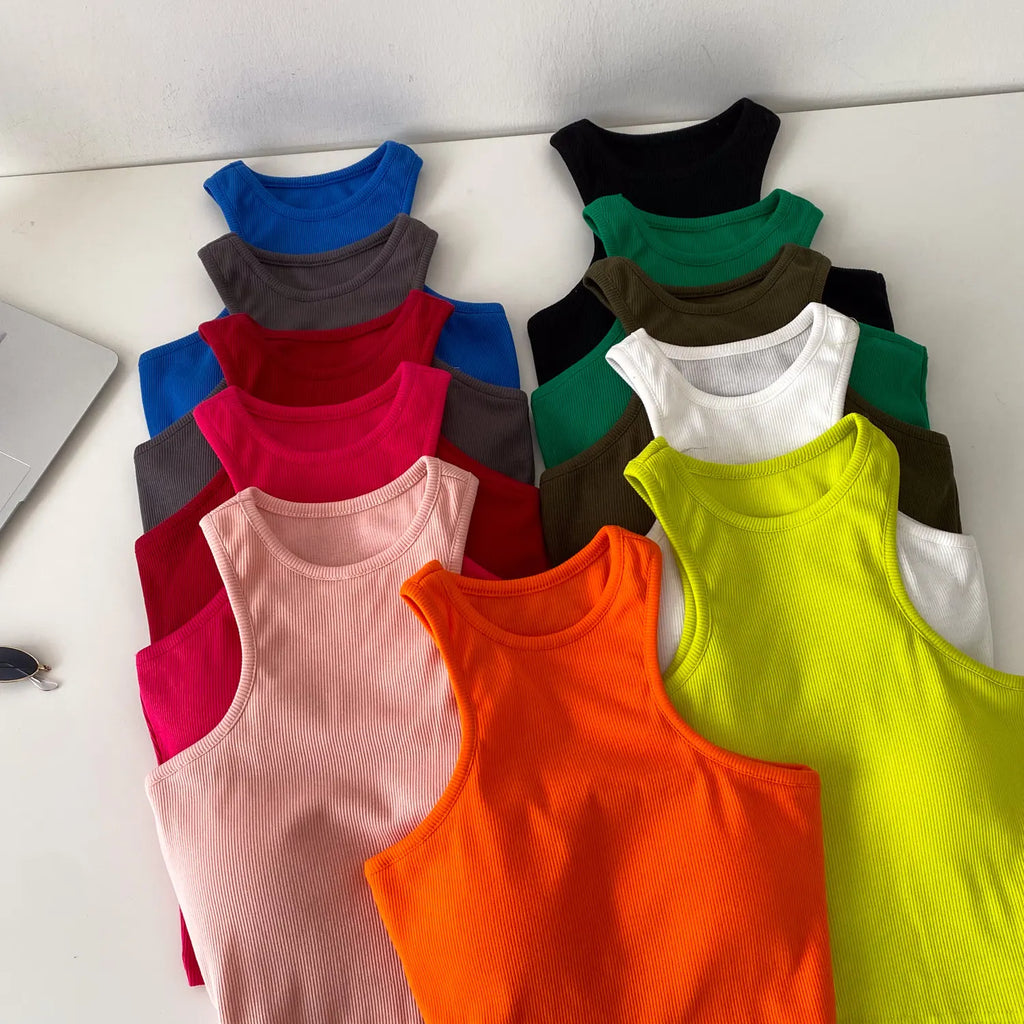 Women's Candy Color Bodycon Camisole