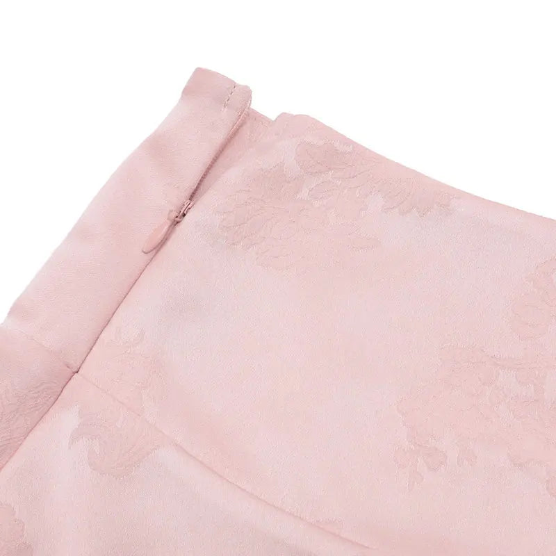 Women Skirt Set Spaghetti Strap Sleeveless Cinched Waist Corset Top High Waist Lace Hem Mini Skirt Slimming Chic Suit For Ladies
