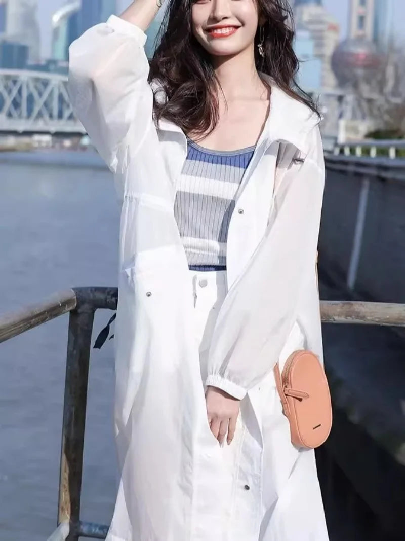 Women's Lightweight Korean Style Sun Coat
