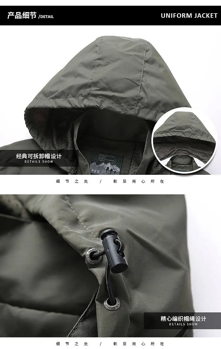 Men's Windproof Waterproof Motorcycle Jacket