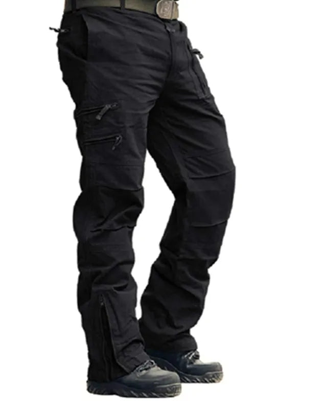 Men's Multi-Pocket Camo Cargo Pants