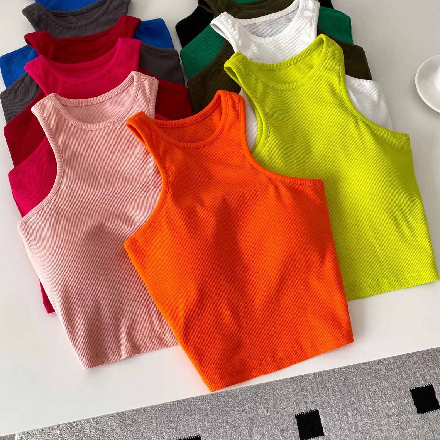 Women's Candy Color Bodycon Camisole