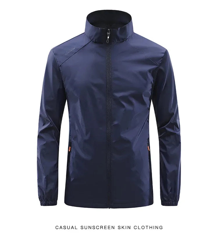 Men's Ultralight Zip-Up Skin Windbreaker