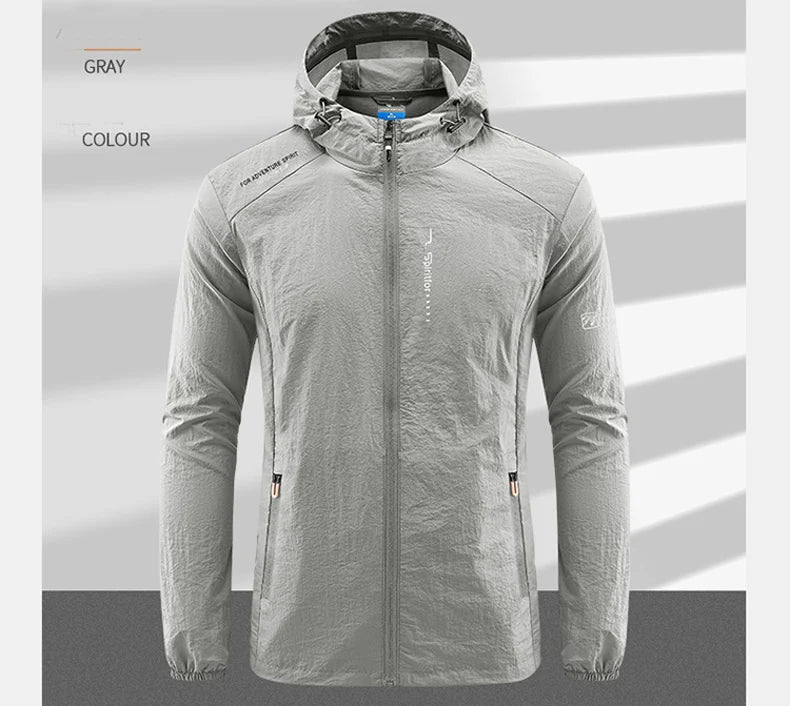 Men's Ultralight Hooded Sun Protection Jacket