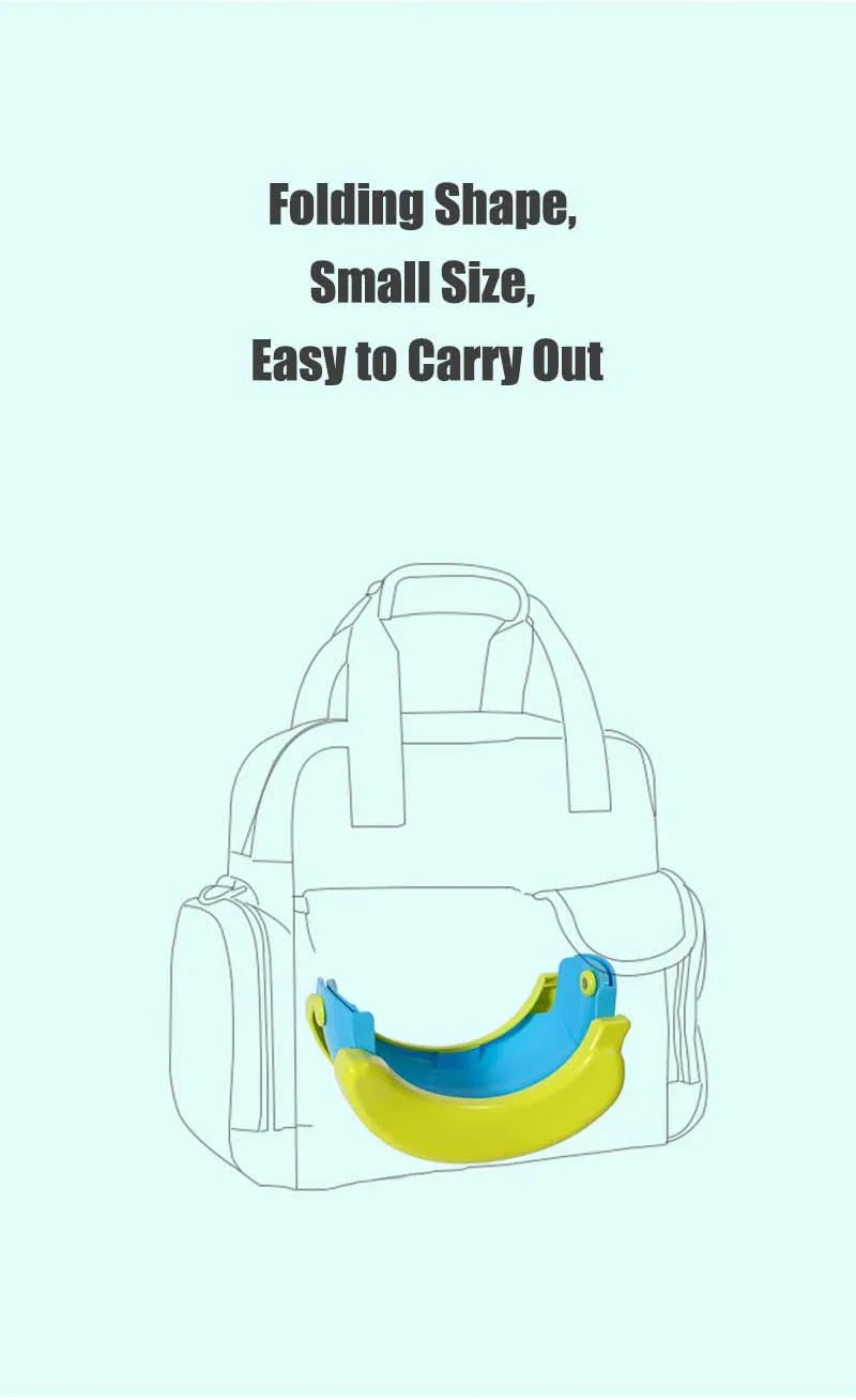 Travel Folding Baby Potty, Portable Kids Toilet Urinal, Compact Potty Training Seat, Lightweight Travel Essential for Toddler Bo