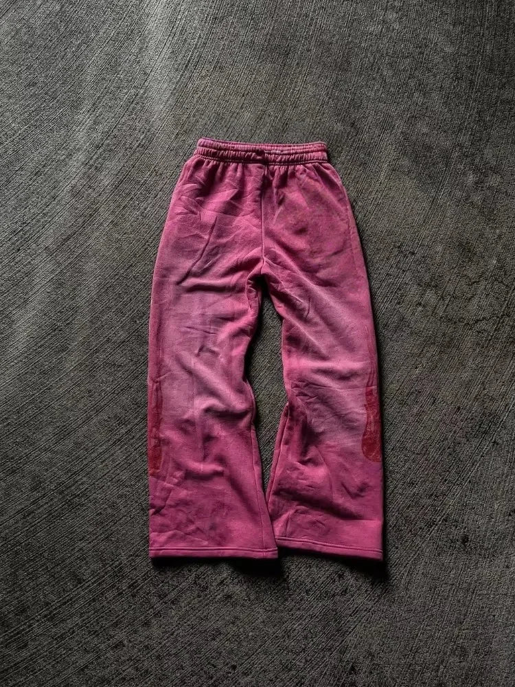 Men's Gothic 3D Print Straight Leg Pants