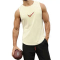 Men's Gym Tank Top Sleeveless Running Shirt Fitness Workout Vest Basketball Jersey Bodybuilding Stringer Singlet Tank Tops