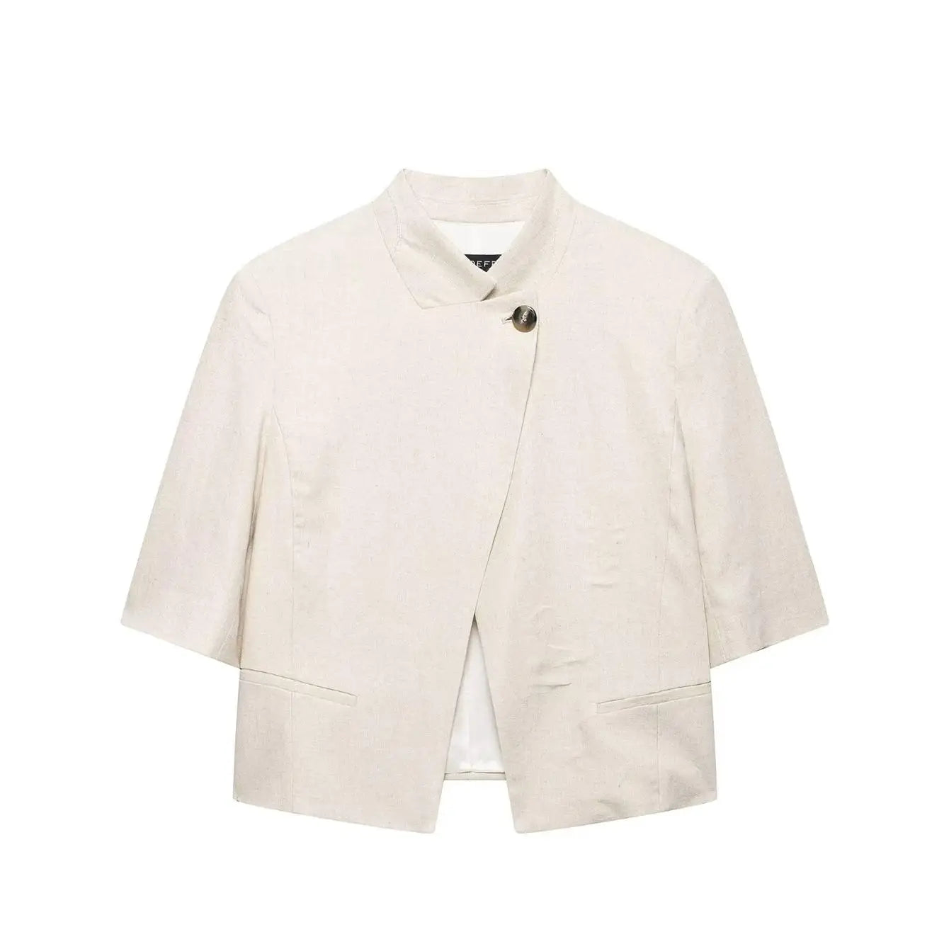 Women's Single Button Short Blazer