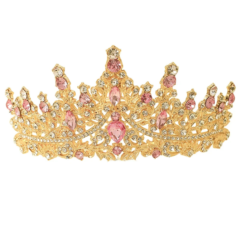 1 Piece of Multi-Color Crown Headband Suitable for Girls to Wear at Birthday Parties and Wedding Performances