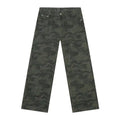Men's Camouflage Wide Leg Denim Pants