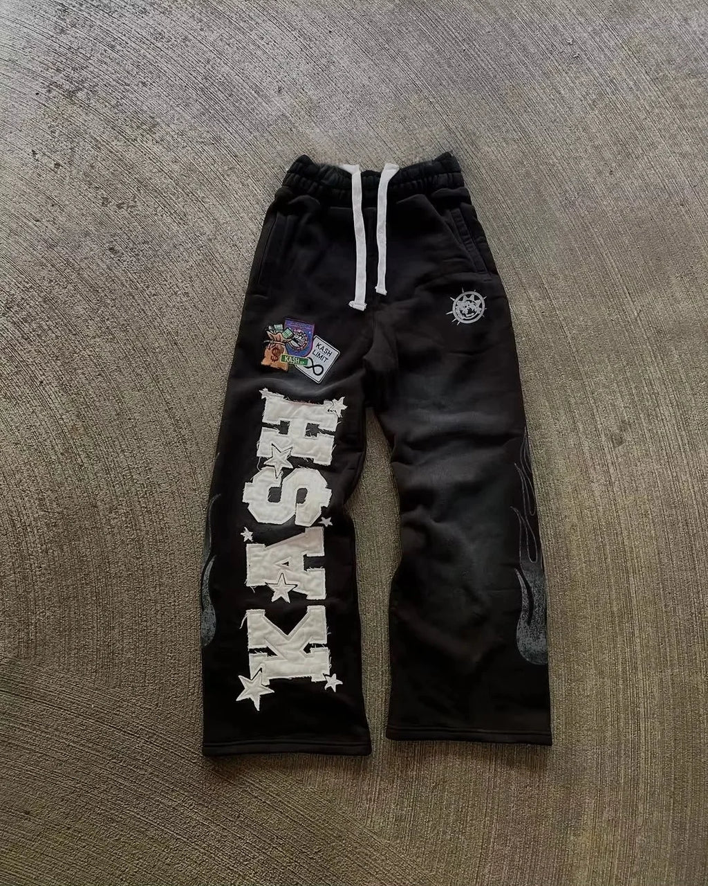 Men's Gothic 3D Print Straight Leg Pants