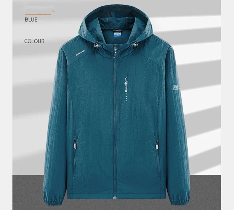 Men's Ultralight Hooded Sun Protection Jacket