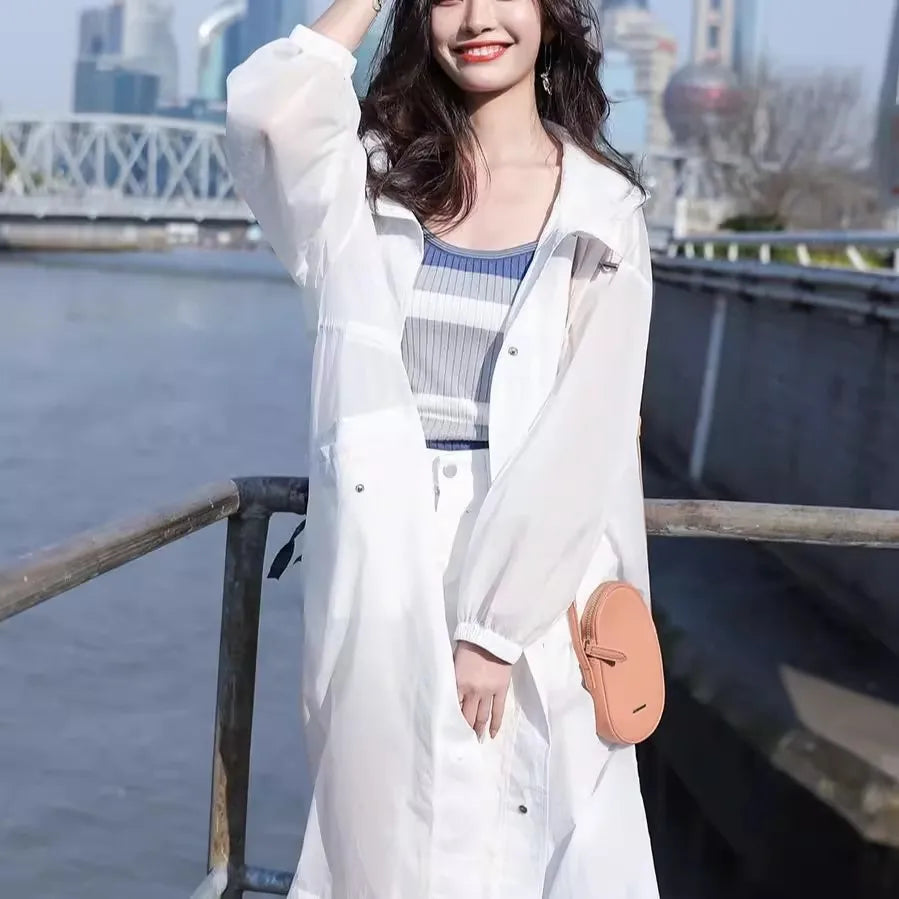 Women's Lightweight Korean Style Sun Coat