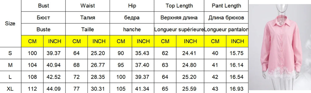 Casual Women's Matching Sets Long Sleeve Shirts Shorts Suit Lace Patchwork 2 Pieces Sets 2026 NEW Spring Beach Lady Outfits