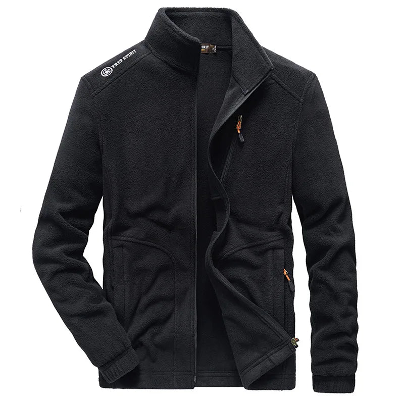Men's Waterproof Fleece Multi-Pocket Jacket