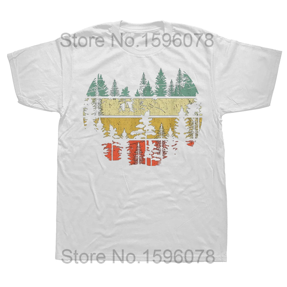 Retro Nature Forest Graphic T-Shirt