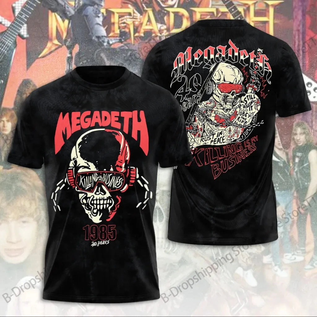 Rock Band 3D Print Graphic T-Shirt