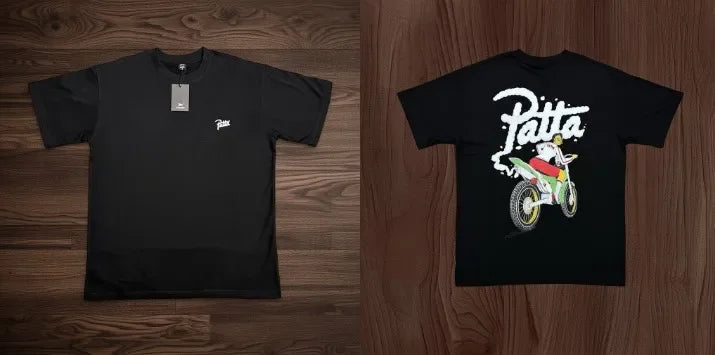 Palm Tree Star Print Streetwear T-Shirt