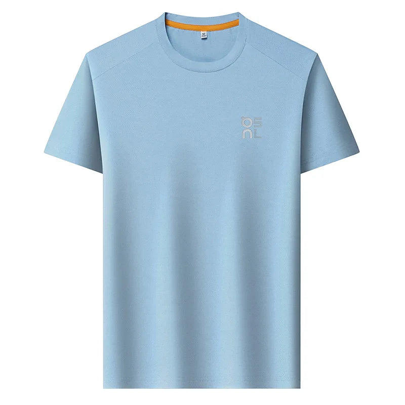 Men's Ice Silk Quick Dry Printed T-Shirt