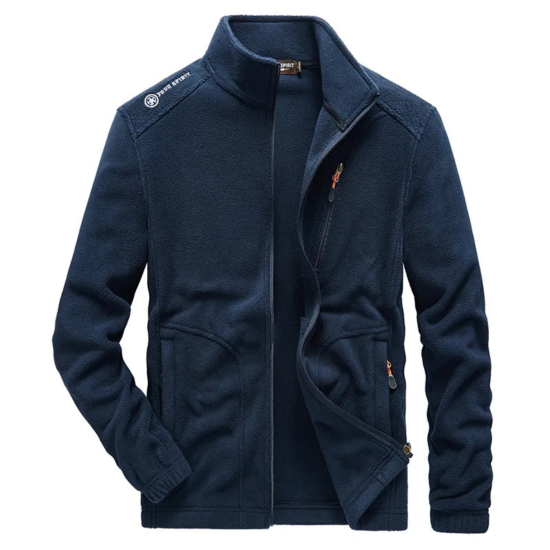 Men's Waterproof Fleece Multi-Pocket Jacket