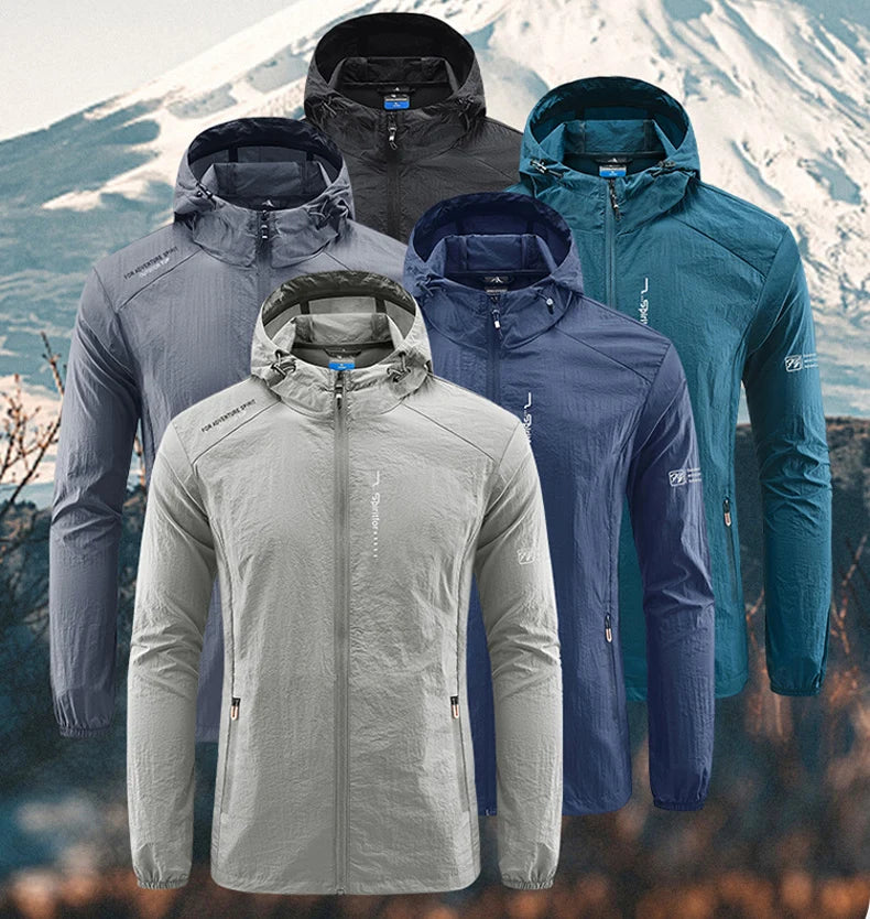 Men's Ultralight Hooded Sun Protection Jacket