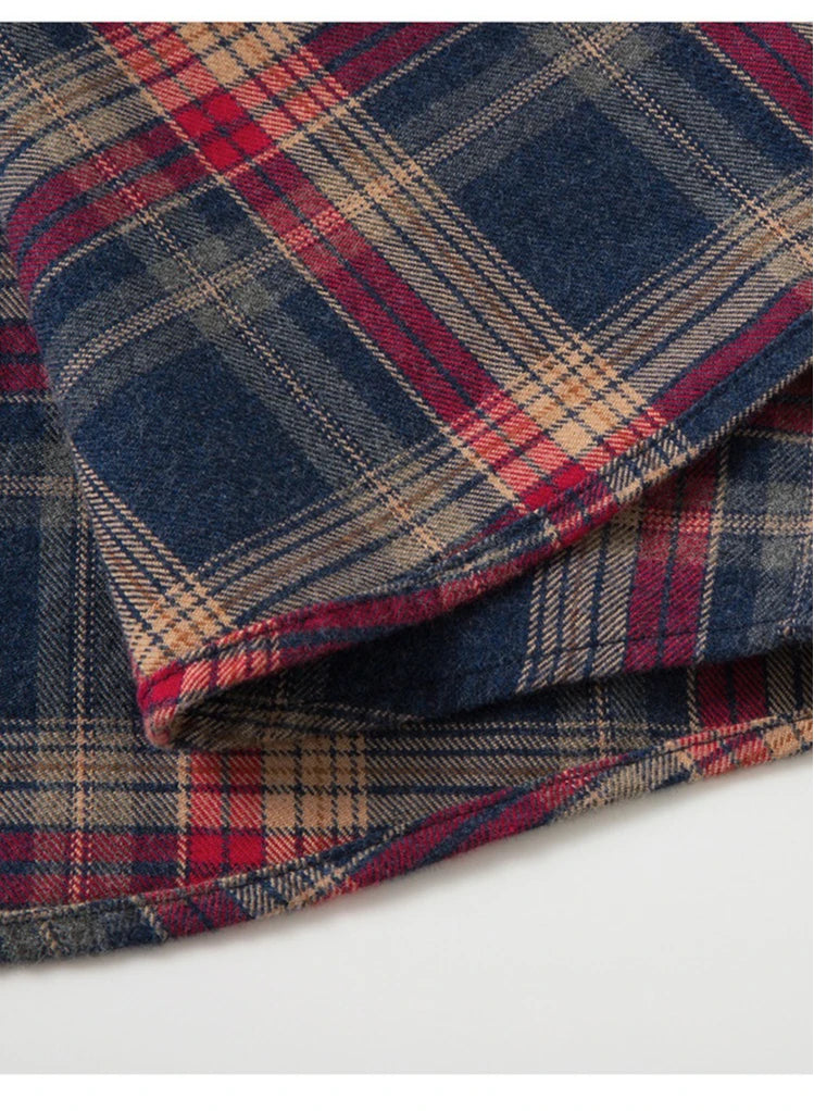 Men's Anti-Wrinkle Flannel Plaid Shirt