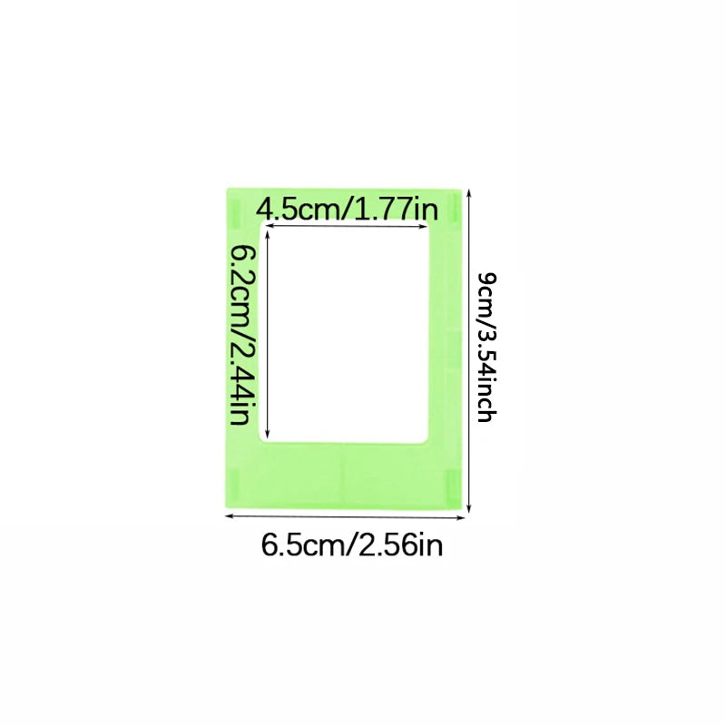 5/10Pcs 3inch Magnetic Photo Frames, Children's Growth Commemorative Photo Frames, Small Creative Magnetic Frames for Desktop Display, Home Office Decorations, Suitable for Instax Mini 12/11/Evo/40/7+/25/90/99/Se/Link2/3 Inst