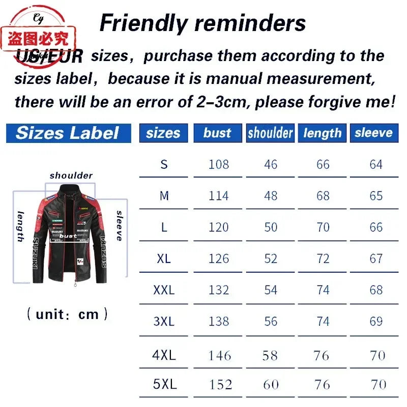 CAN-AM motorcycle LOGO retro washed pu leather jacket windproof autumn and winter men's cycling spring and autumn leather jacket