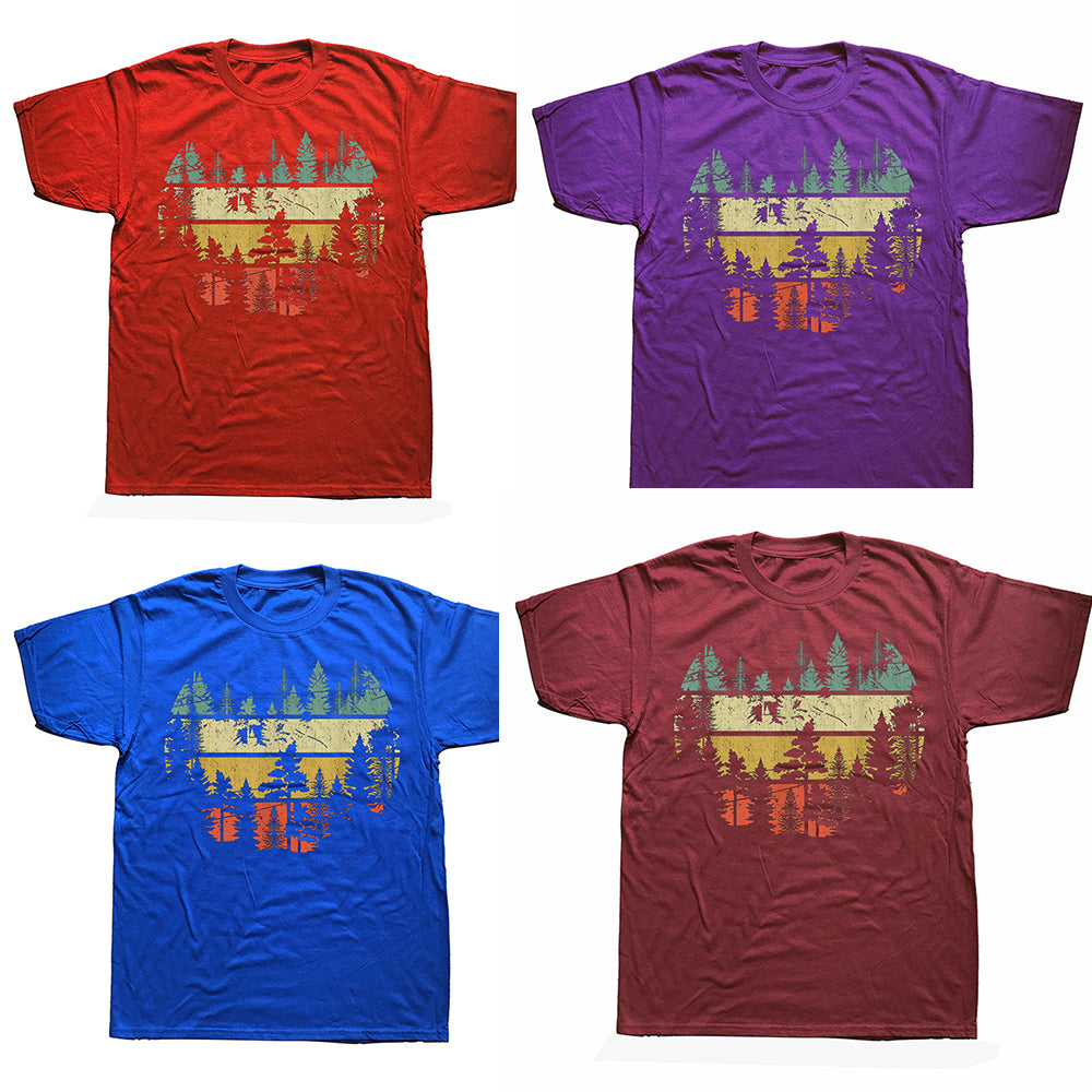 Retro Nature Forest Graphic T-Shirt