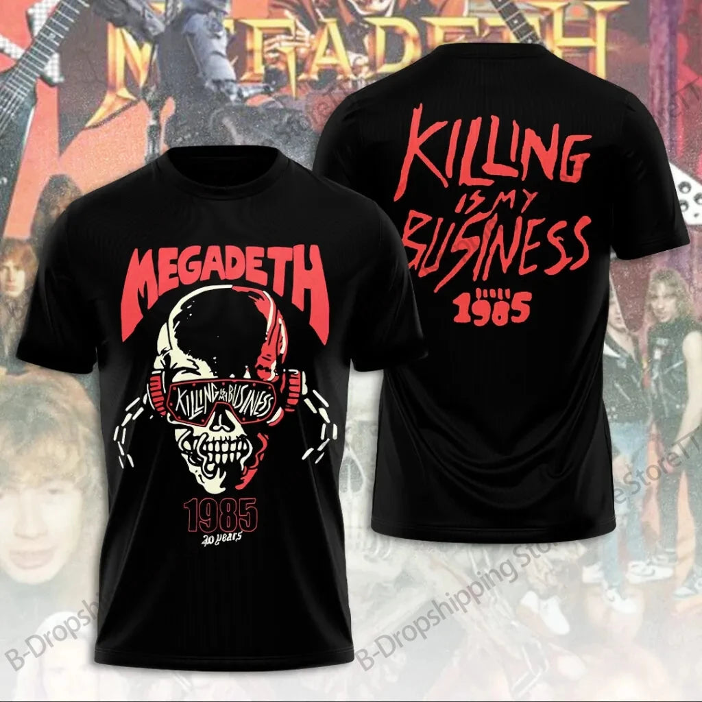Rock Band 3D Print Graphic T-Shirt