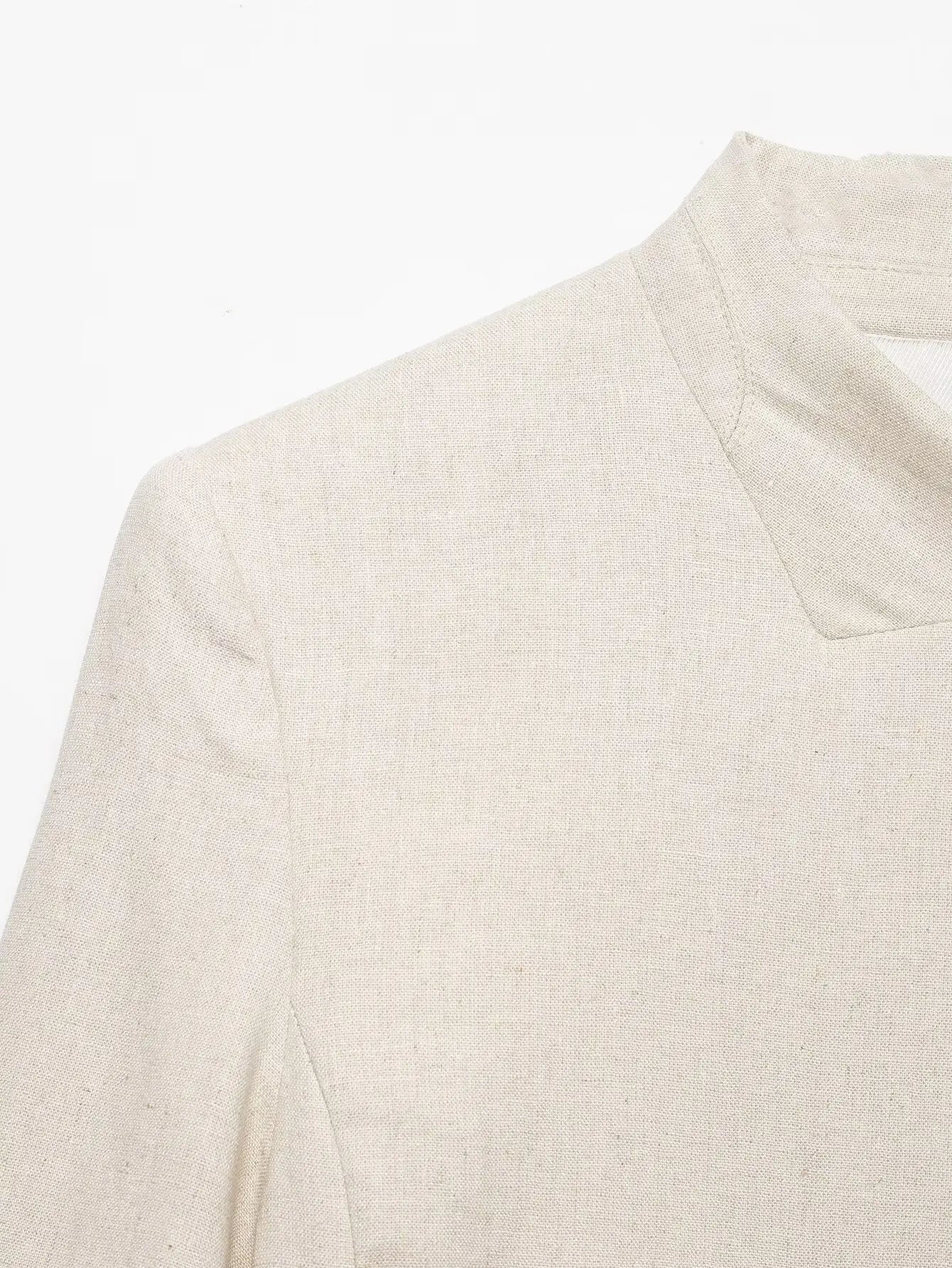 Women's Single Button Short Blazer