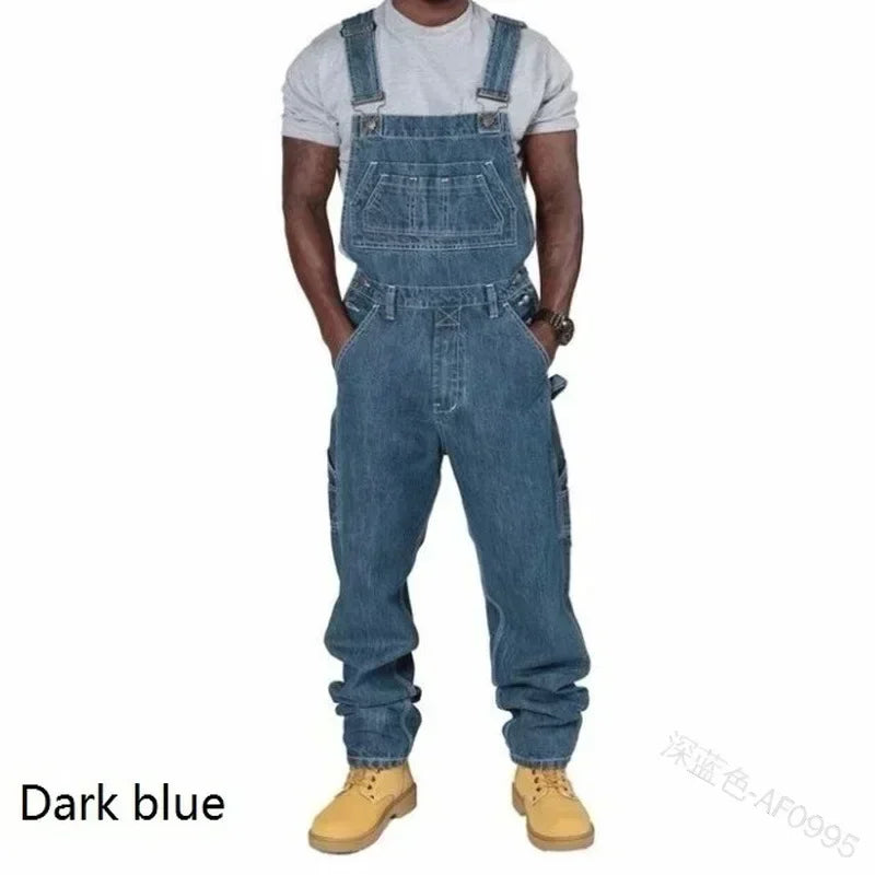 Men's Loose Straight Leg Denim Jeans