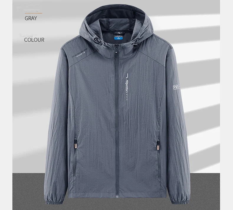 Men's Ultralight Hooded Sun Protection Jacket