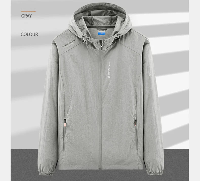 Men's Ultralight Hooded Sun Protection Jacket