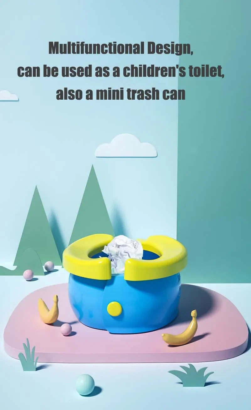 Travel Folding Baby Potty, Portable Kids Toilet Urinal, Compact Potty Training Seat, Lightweight Travel Essential for Toddler Bo