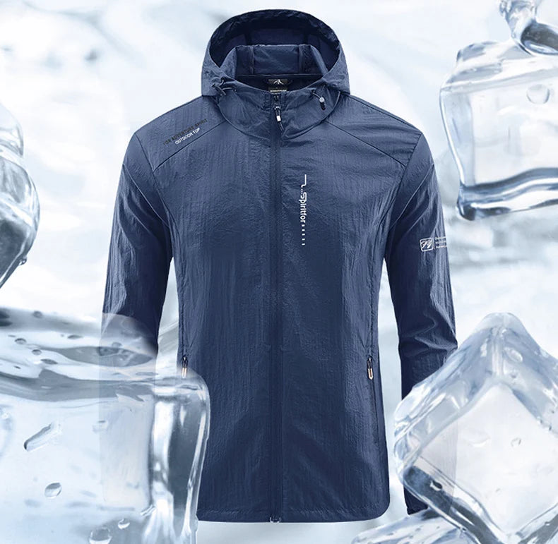 Men's Ultralight Hooded Sun Protection Jacket