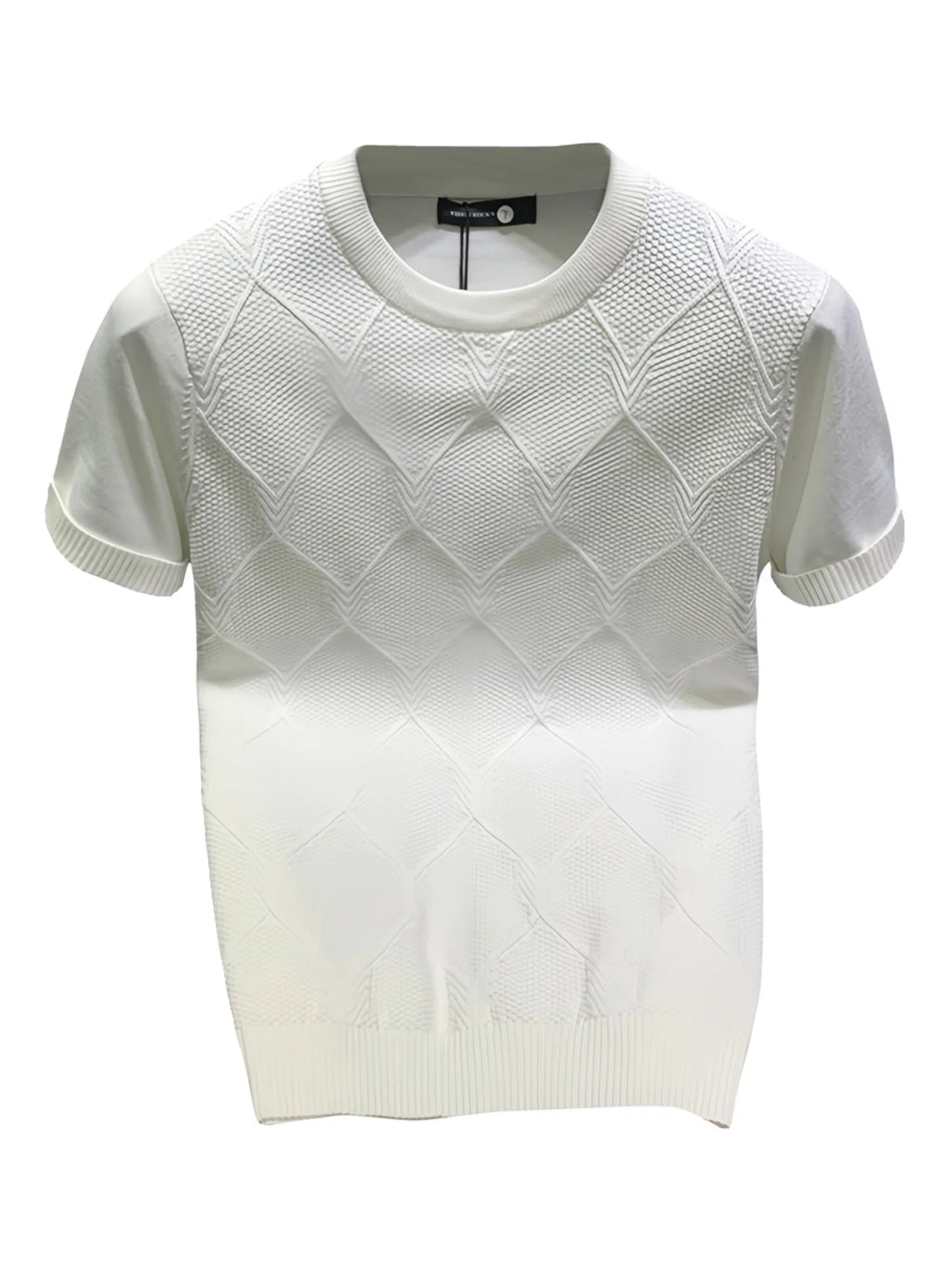 Korean Knitted Solid Color T-Shirt