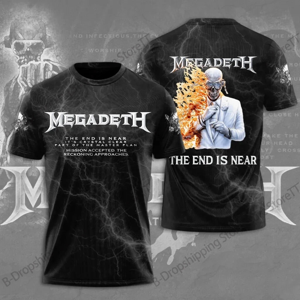 Rock Band 3D Print Graphic T-Shirt
