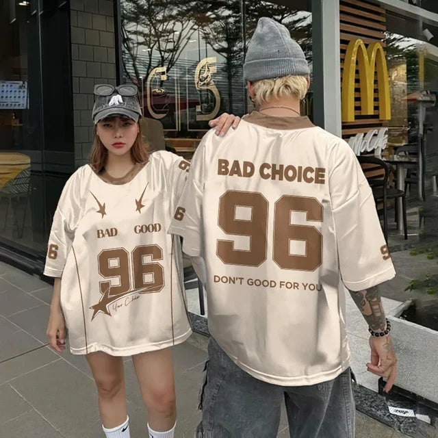 Men's Loose Hip Hop Round Neck T-Shirt
