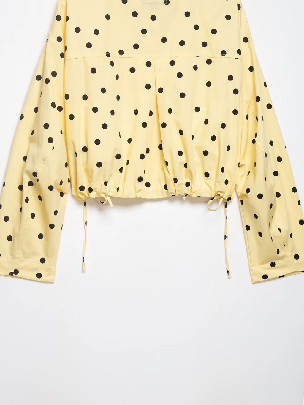Women's Polka Dot Tie High Collar Jacket