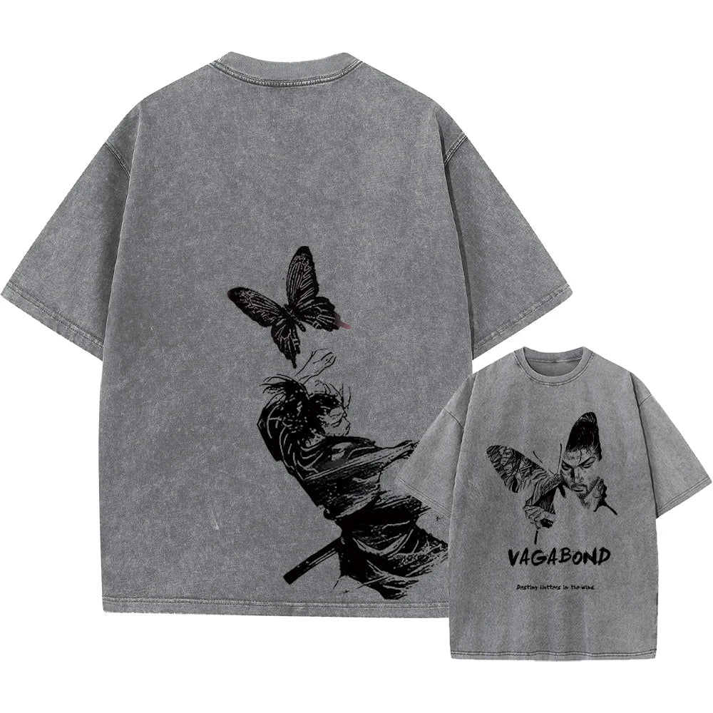 Vagabond Miyamoto Musashi Washed Graphic T-Shirt