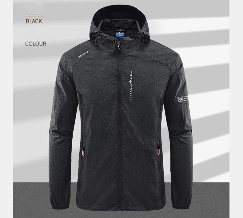 Men's Ultralight Hooded Sun Protection Jacket