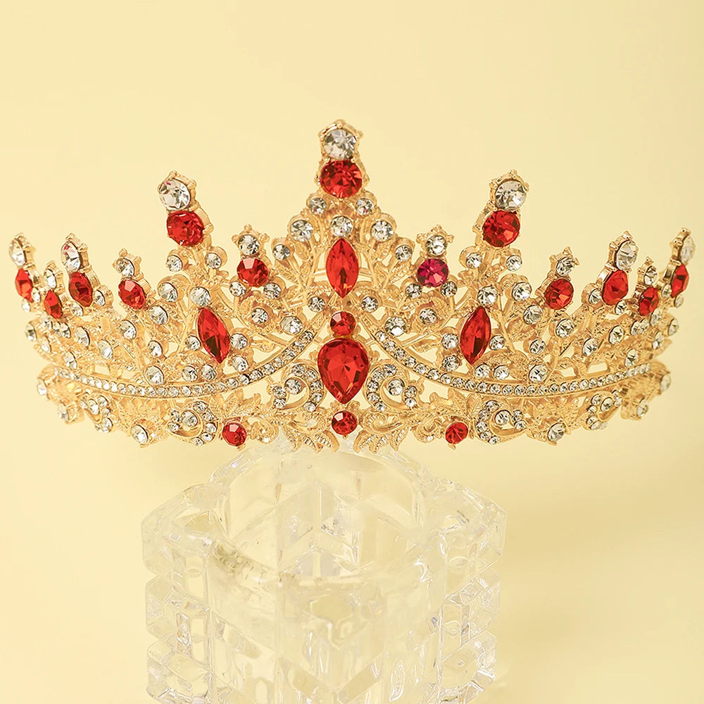 1 Piece of Multi-Color Crown Headband Suitable for Girls to Wear at Birthday Parties and Wedding Performances