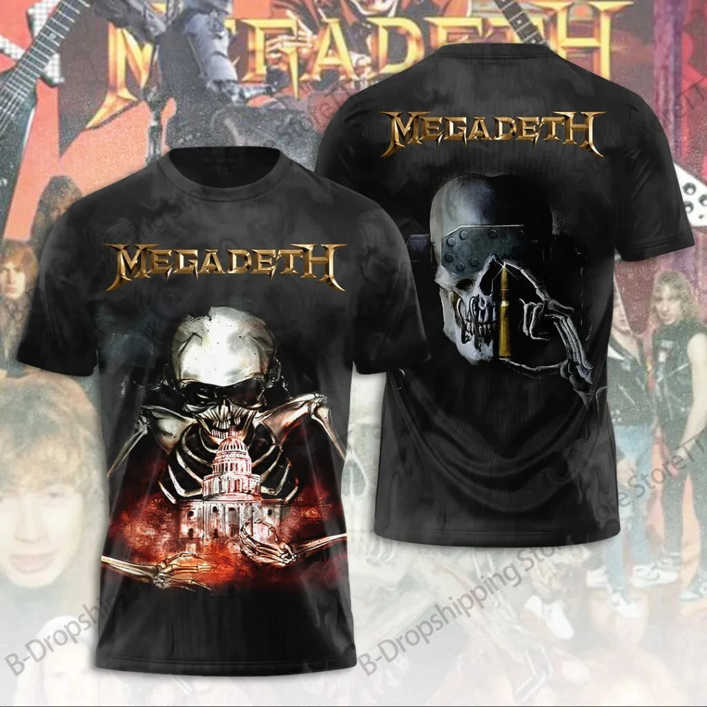 Rock Band 3D Print Graphic T-Shirt