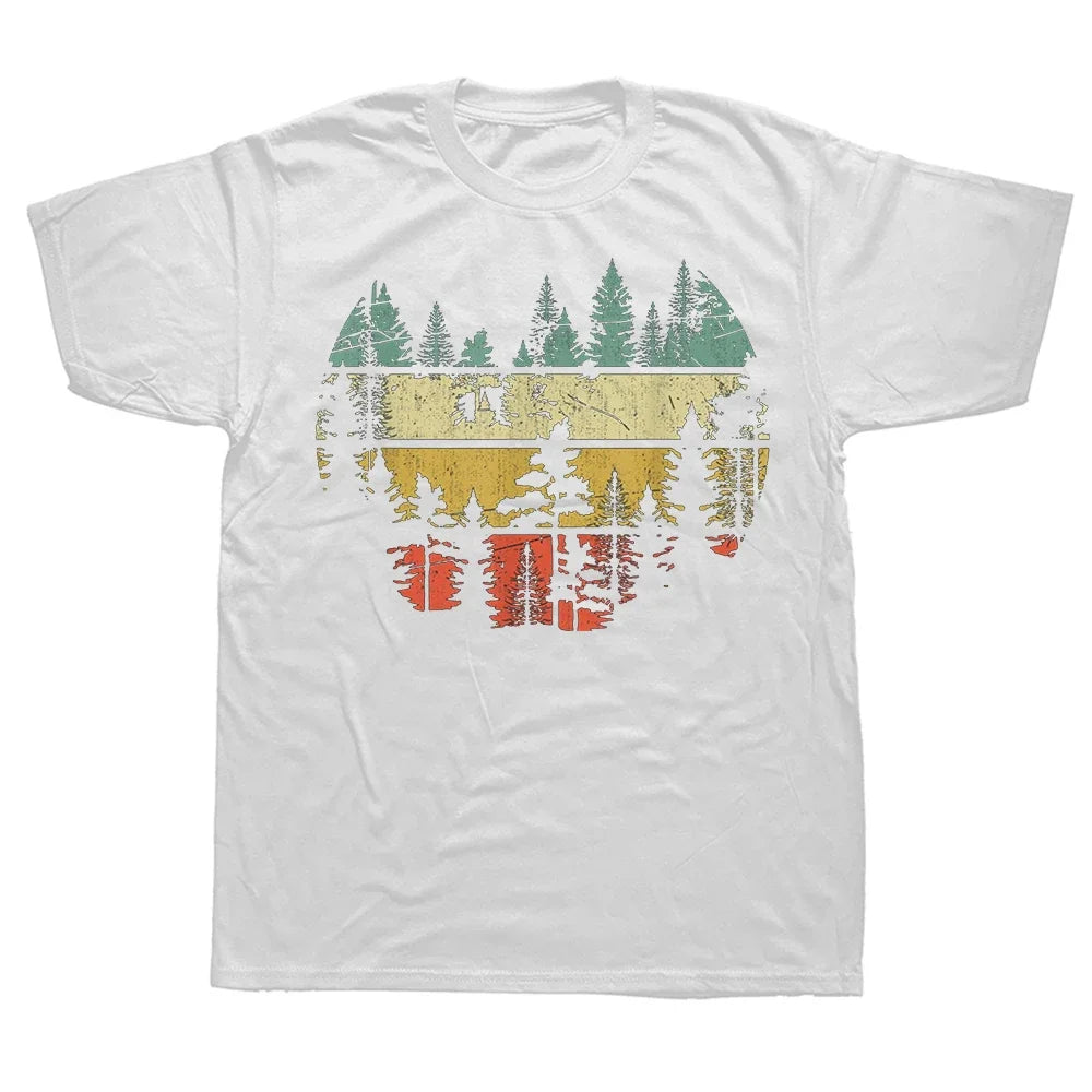 Retro Nature Forest Graphic T-Shirt
