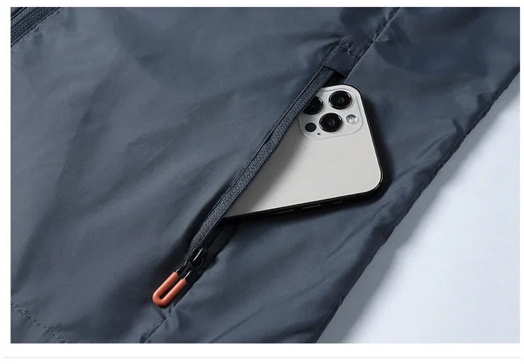 Men's Ultralight Zip-Up Skin Windbreaker
