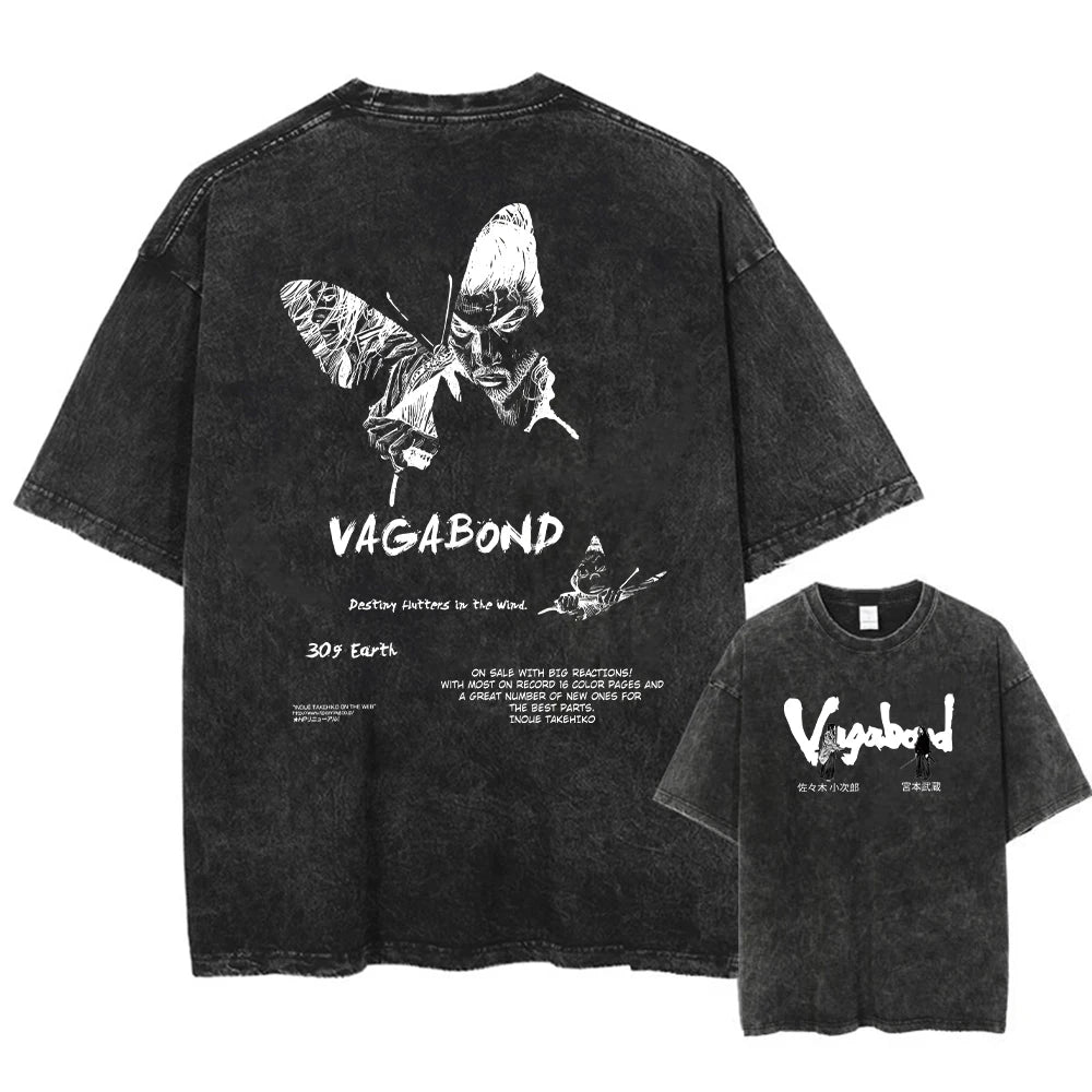 Vagabond Miyamoto Musashi Washed Graphic T-Shirt